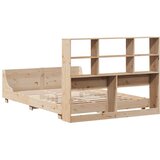 vidaXL Posteljni okvir brez vzmetnice 140x190 cm trdna borovina | Shoptok.si