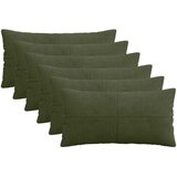  Presvlaka za jastuk 6 pcs ALMELO Zelena 40 x 70 cm Kord | shoptok.hr