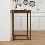  Barski stol smeđa boja meda 80x80x110 cm od masivne borovine | shoptok.hr