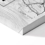  Slika - City Plan: Poznan (1 Part) Vertical 80x120 Premium Print | shoptok.hr