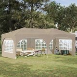  Rastezljivi šator za svadbe - šator za zabave Krema 575 x 288 x 245 cm | shoptok.hr