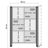 Hanah home polica za knjige Cosmo Neva | ePonuda.com