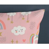Good Morning Plava/ružičasta pamučna dječja posteljina za krevet za jednu osobu 140x200 cm Suus – | shoptok.hr