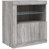  Komoda z LED lučkami siva sonoma 283x37x67 cm | Shoptok.si