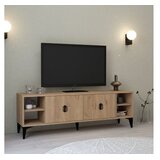 Hanah home TV komoda, krem Slike