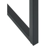  Barski stolci 4 kom crni 38x38x80 cm od čelika obloženog prahom | shoptok.hr