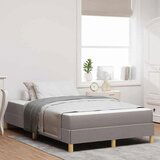 Box spring krevet Taupe i smeđa 120 x 190 cm Cijene