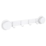 INF Vakuumski kavelj z enim kavljem in štirimi kavlji - brez vrtanja, močna nosilnost White, (5000296405) | Shoptok.si