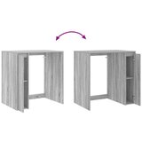  Omara za pralni stroj z vrati Siva Sonoma 87 x 60 x 89 cm, (5000162871) | Shoptok.si