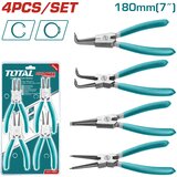 Total 4-dijelni set šiljastih produženih kliješta 180mm (THT114041) | shoptok.hr