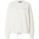 Napapijri Sweater majica 'B-BOYD' svijetlosmeđa / pastelno narančasta / bijela