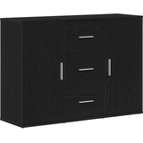  Komoda crni hrast 91x29,5x65 cm konstruirano drvo | shoptok.hr