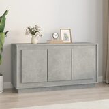  Komoda siva boja betona 102 x 35 x 55 cm od konstruiranog drva | shoptok.hr