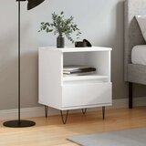 vidaXL Noćni ormarić bijeli 40 x 35 x 50 cm od konstruiranog drva | shoptok.hr