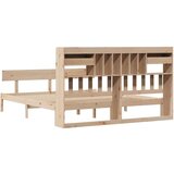 vidaXL Knjižna postelja brez vzmetnice 180x200 cm trdna borovina | Shoptok.si