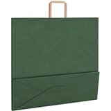  Papirnate vrećice 250 kom s ručkama zelene 54x15x49 cm | shoptok.hr
