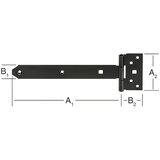  Križna spojnica za vrtna vrata (Čelik, Š x D: 33 x 250 mm) | shoptok.hr