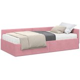 vidaXL Kotni okvir postelje z matrico Drugo 2 pcs Siva Žamet, (5000123456) | Shoptok.si