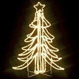  LED sklopiva figura božićnog drvca topla bijela 87 x 87 x 93 cm | shoptok.hr