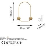 WALLXPERT metalna zidna kuka zlatna boja frog a | ePonuda.com