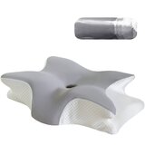 INF Ergonomski vzglavnik iz spominske pene Butterfly 60x40x13cm za globok spanec LightGrey, (5000116280) Cene