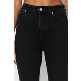 Trendyol Black Cuff Detail High Waist Skinny Flare Jeans | Eponuda.ba