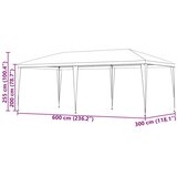  Zabavni šotor Rdeča 600 x 300 x 255 cm PE in jeklo, (5000206170) | Shoptok.si