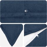  Presvlaka za jastuk 2 pcs HOUTEN Plava 50 x 70 cm Umjetni lan | shoptok.hr