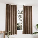  Zavjese za zamračivanje 2 kom baršunaste bež 140 x 175 cm | shoptok.hr