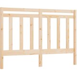 Maison Chic posteljno vzglavje - vzglavna omarica - nočna omarica 126x4x100 cm trdna borovina, (21704674) Cene