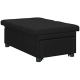  Krevet-sofa na razvlačenje Crna 194 x 50 x 82 cm tkanina | shoptok.hr