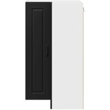  Zidni kutni ormar Crna 57 x 57 x 100 cm Konstruirano drvo | shoptok.hr