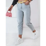 DStreet Spodnie damskie jeansowe mom fit JEANMOMENT