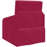 Krevet na razvlačenje Vinska crvena 65 x 80 x 83 cm Baršun | Eponuda.com
