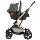 Kikka Boo kolica za bebe 3u1 Kaia Premium Dark Grey