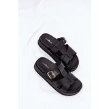 Boto Women's Platform Sandals With Straps And Buckle Black Elimessa | Eponuda.ba