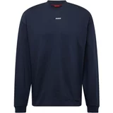 Hugo Sweater majica 'Daposo' mornarsko plava / bijela