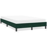  Okvir kreveta bez madraca tamnozeleni 120x210 cm baršun | shoptok.hr