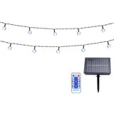 Grundig LED prigušiva solarni lanac 50xLED/8 funkcija 9,35m topla bela + daljinski upravljač | Eponuda.com