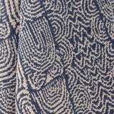 Bloomingville Modra odeja iz mešanice bombaža 130x160 cm Bresso – | Shoptok.si