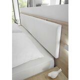 Livetastic Postelja Catania, Hrast, Bela, 2 X Led, 180x200 | Shoptok.si