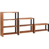  Polica 3 pcs Smeđa 80 x 30 x 110 cm Čvrsto drvo akacije | shoptok.hr