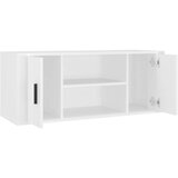 TV ormarić bijeli 100 x 35 x 40 cm od konstruiranog drva | shoptok.hr