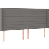  Box spring postelja z vzmetnico LED temno siva 200x200 cm blago, (20851596) | Shoptok.si