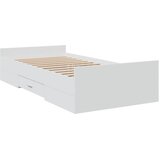  Okvir kreveta s ladicama bez madraca bijeli 75x190 cm | shoptok.hr