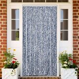 vidaXL Zastor protiv insekata plavo-bijeli 120 x 220 cm šenil | shoptok.hr