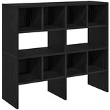 Maison Chic Regal za čevlje - Polica za čevlje 2 kosa zložljiva črn hrast 89,5x30x40 cm, (21777971) | Shoptok.si