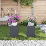  Stalak za biljke 2 pcs Antracit 24 x 24 x 35 cm Čelik | shoptok.hr