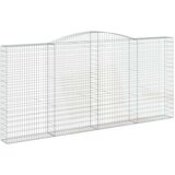  Lučne gabionske košare 3 kom 400x30x180/200cm pocinčano željezo | shoptok.hr