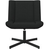  Stolica na kotačiće Crna 63 x 75 x 76 cm tkanina | shoptok.hr